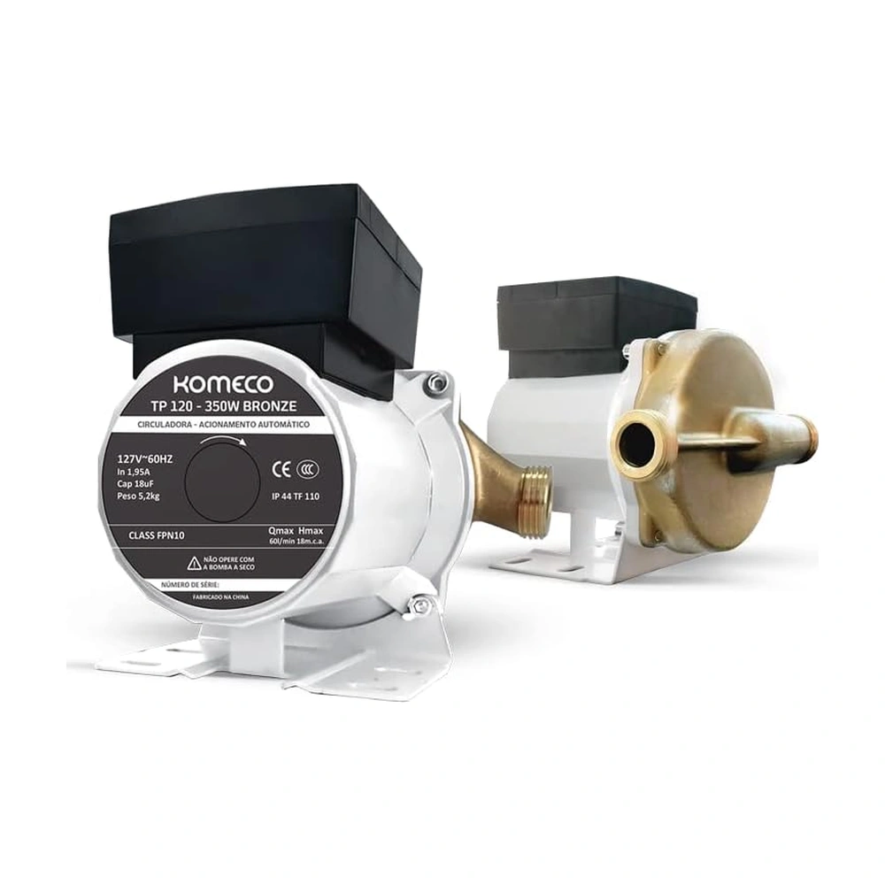 Pré-visualização 4 de Bomba Circuladora Tp 120 G1 Bronze 350W - Komeco