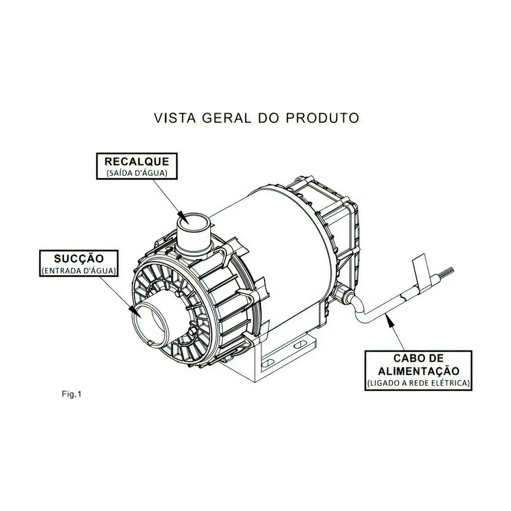 Pré-visualização 3 de Bomba Alta Vazão Mb42E0415As 1.5Cv 220V Super Syllent Plus