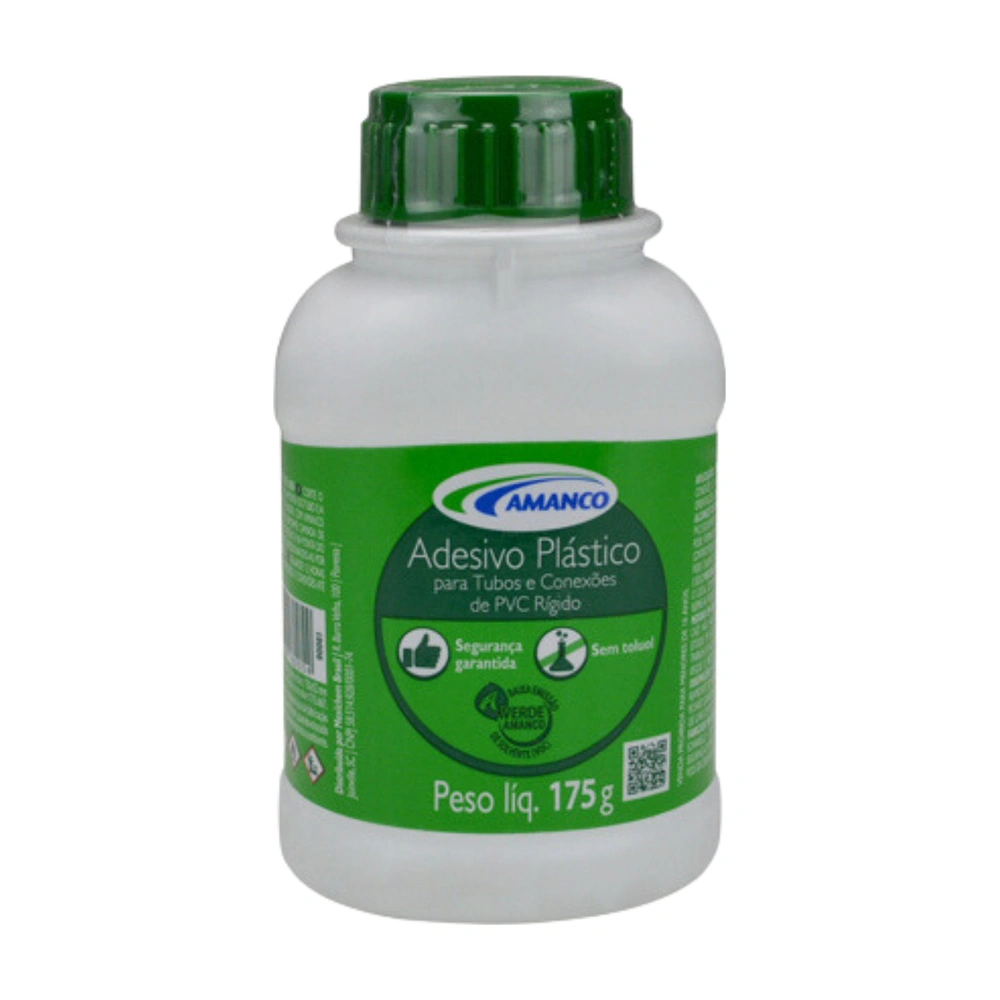Adesivo Pvc Frasco Com Pincel 175G - Amanco