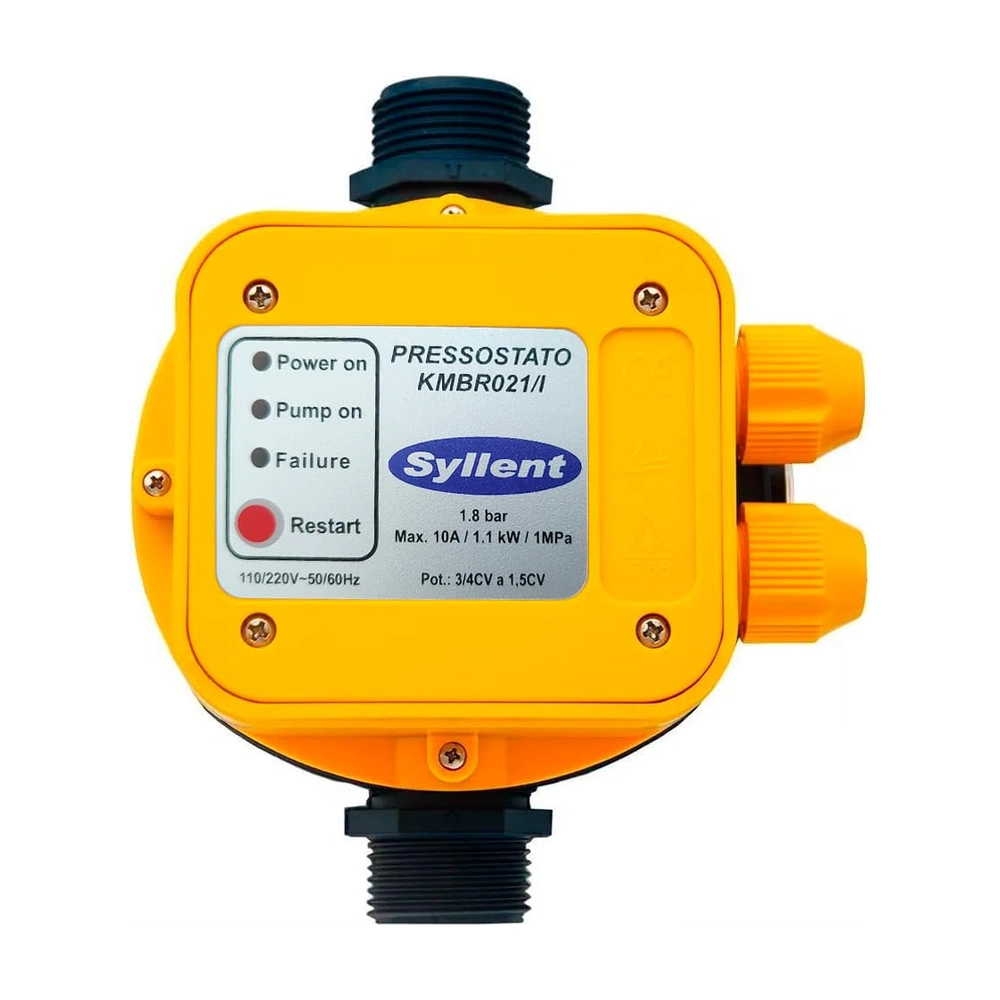 Pressostato Eletrônico Syllent A Partir 3/4Cv 110V E 220V