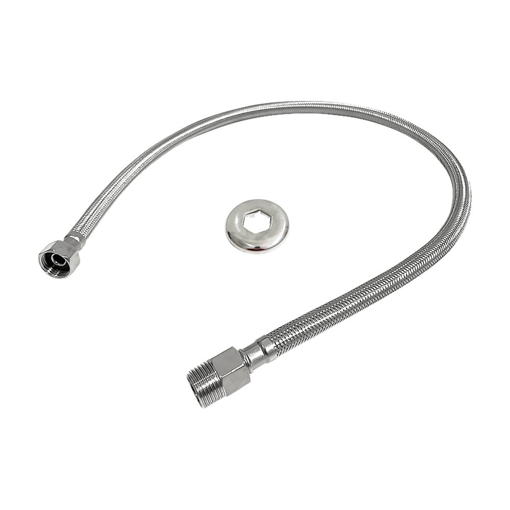 Engate Flexível Trancado Inox 100Cm - Flux