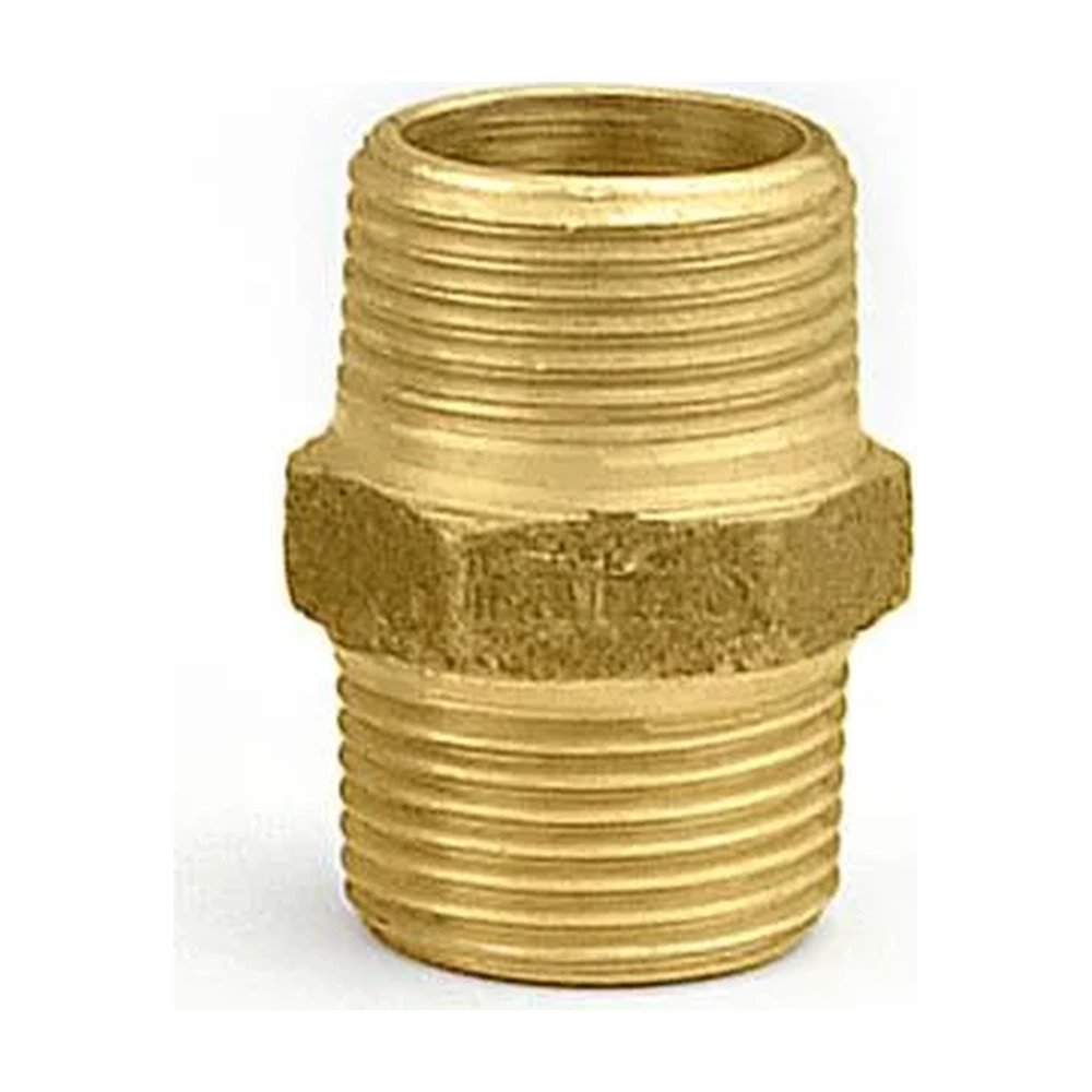 Niple Latão Duplo 1"